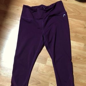 Purple leggings